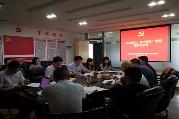 省农业集团机关党支部召开主题教育专题组织生活会议